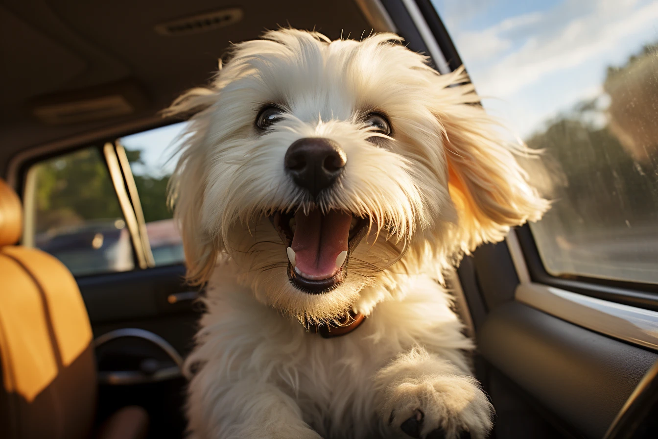 BMW X5 Dog Carrier Car Seat for Coton de Tulear