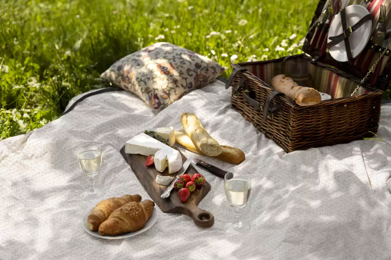 stylish picnic blanket